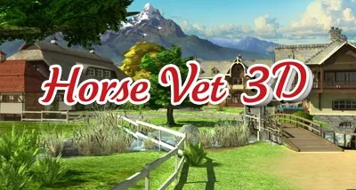 Horse Vet 3D title screen