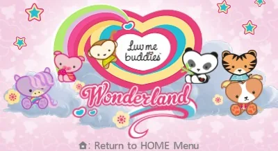 Luv Me Buddies Wonderland title screen