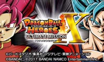 Dragon Ball Heroes - Ultimate Mission X title screen