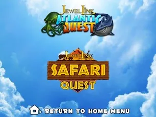 Jewel Link Double Pack - Safari Quest and Atlantic Quest title screen