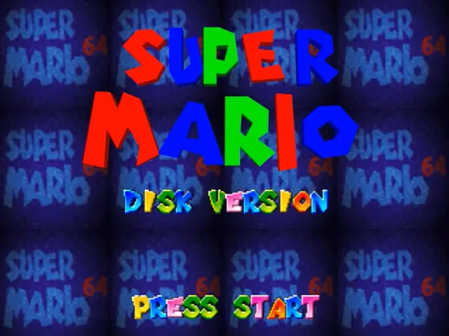 Super Mario 64 Disk Version screenshot