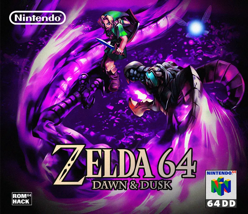 Zelda 64: Dawn & Dusk box art
