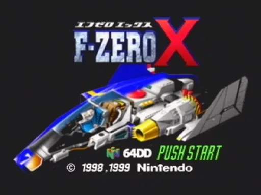 F-Zero X + Expansion Kit title screen