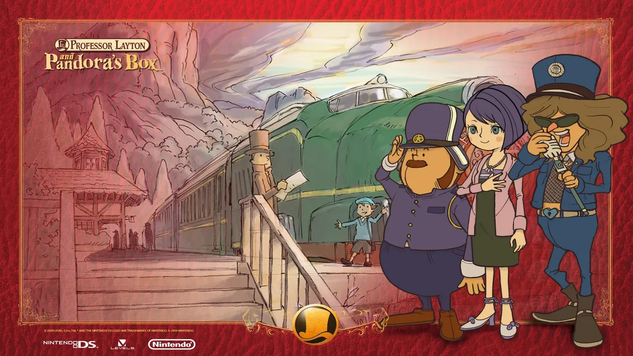 Backdrop artwork for Professor Layton and the Diabolical Box