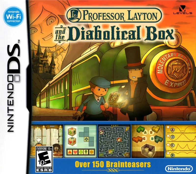 Professor Layton and the Diabolical Box box art