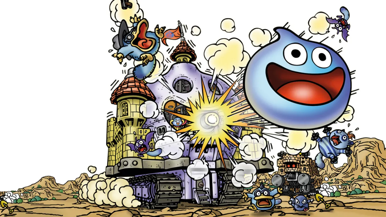 Backdrop artwork for Dragon Quest Heroes: Rocket Slime