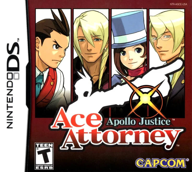 Apollo Justice: Ace Attorney cover art for Nintendo DS