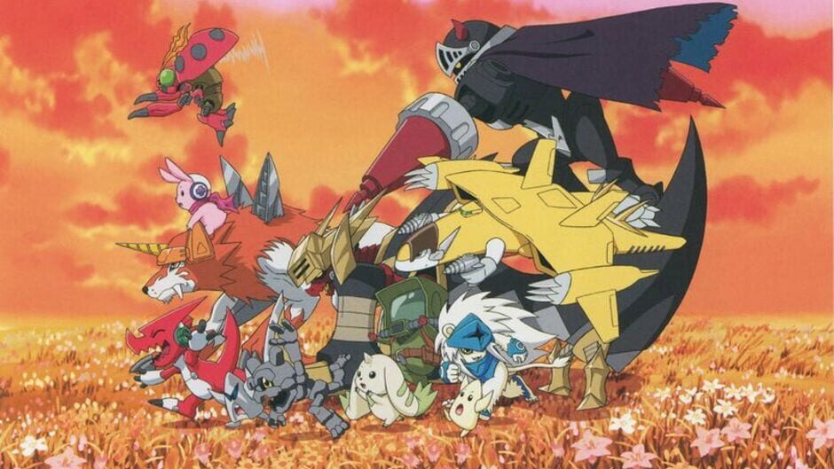Backdrop artwork for Digimon Story - Super Xros Wars - Red