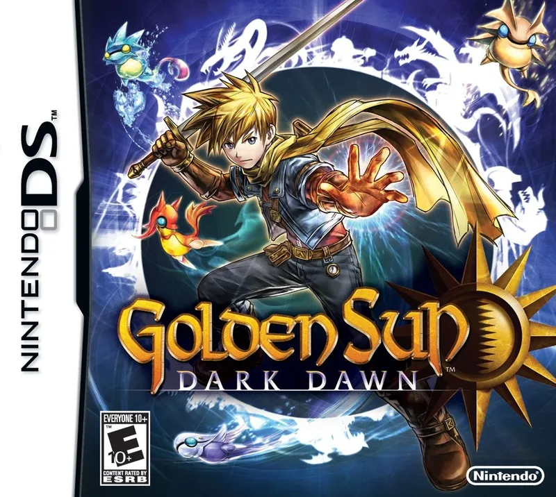 Golden Sun: Dark Dawn cover art for Nintendo DS