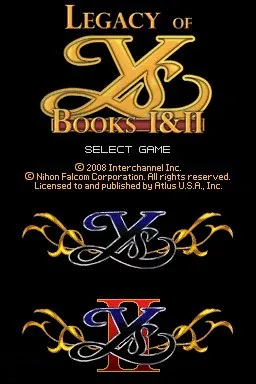 Legacy of Ys: Books I & II screenshot