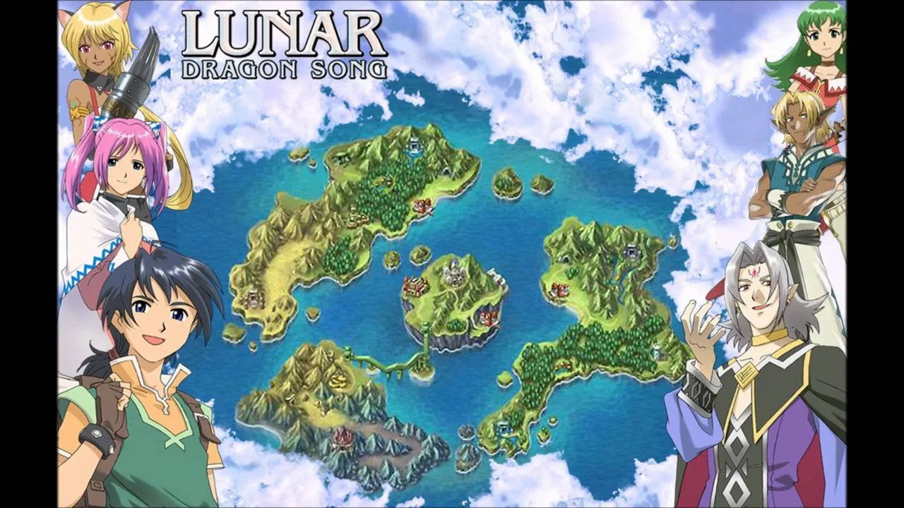 Backdrop artwork for Lunar: Dragon Song