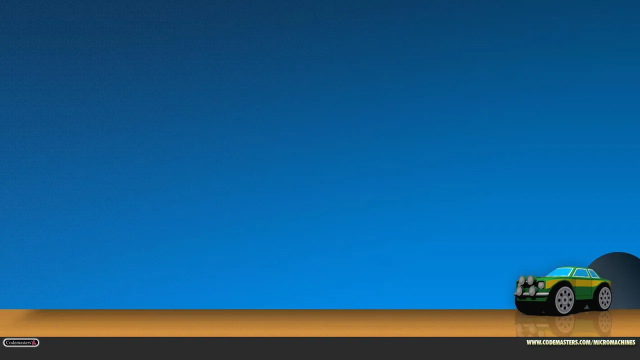 Backdrop artwork for Micro Machines V4
