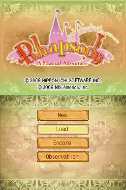 Rhapsody: A Musical Adventure screenshot