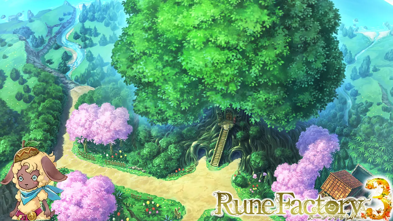 Backdrop artwork for Rune Factory 3: A Fantasy Harvest Moon