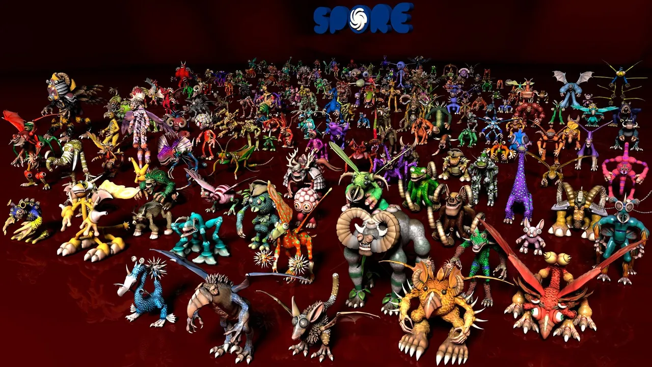 Backdrop artwork for Spore Creatures