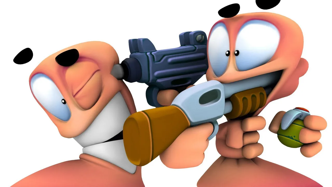 Backdrop artwork for Worms: Open Warfare 2