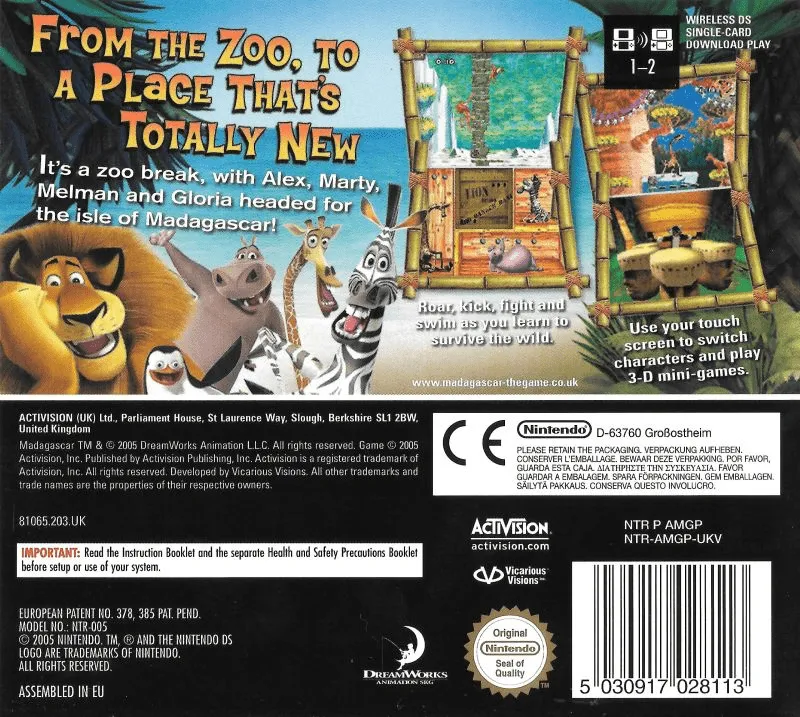 Madagascar box back