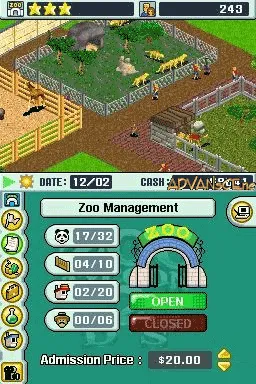 Backdrop artwork for Zoo Tycoon 2 DS