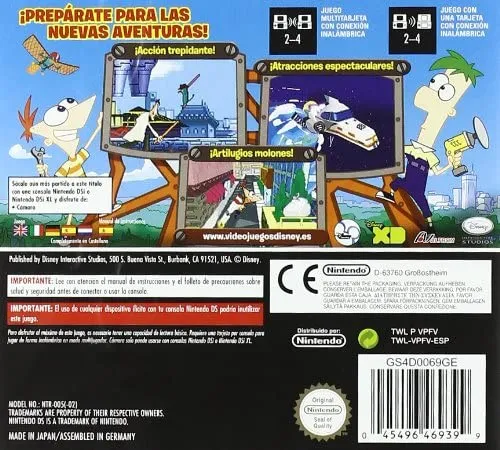 Phineas and Ferb: Ride Again box back