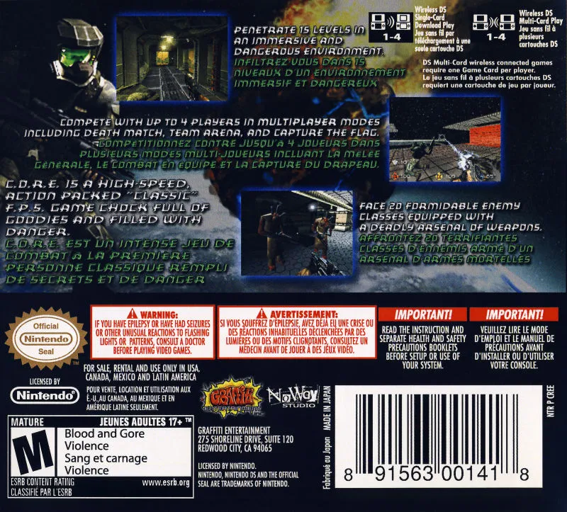 C.O.R.E. box back