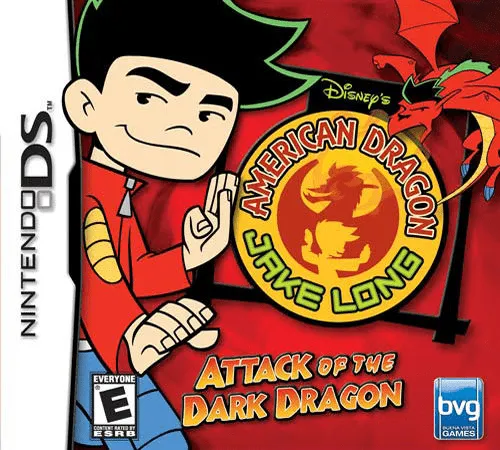 American Dragon: Jake Long: Attack of the Dark Dragon cover art for Nintendo DS