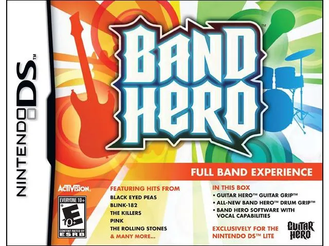 Band Hero cover art for Nintendo DS