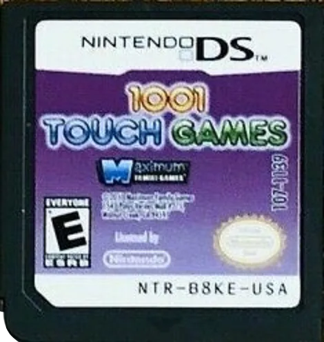 1001 Touch Games cart