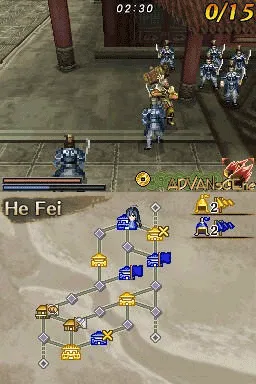 Backdrop artwork for Dynasty Warriors DS: Fighter's Battle