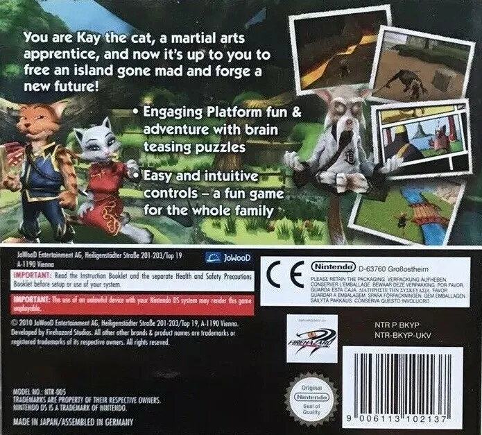 Legend of Kay box back