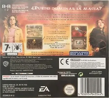 Harry Potter and the Goblet of Fire box back