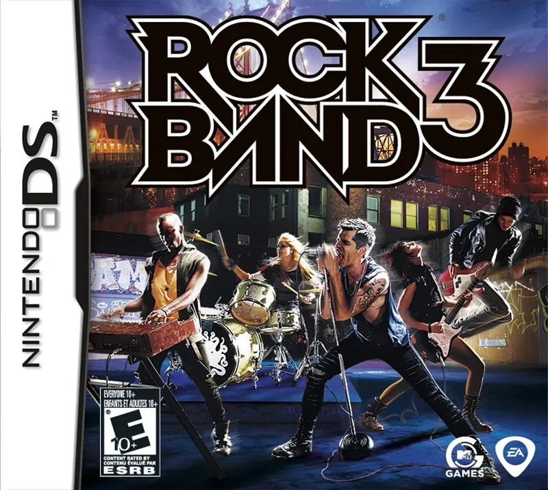 Rock Band 3 box art