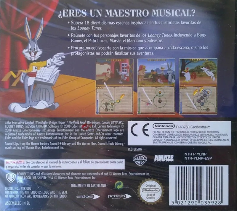 Looney Tunes: Cartoon Conductor box back