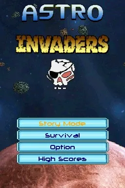 Backdrop artwork for Astro Invaders