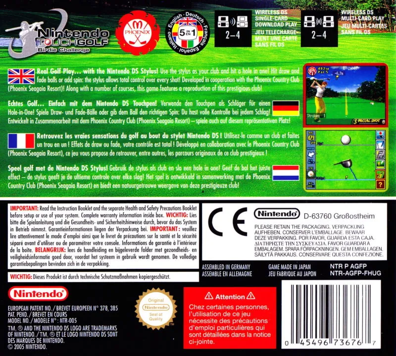 True Swing Golf box back