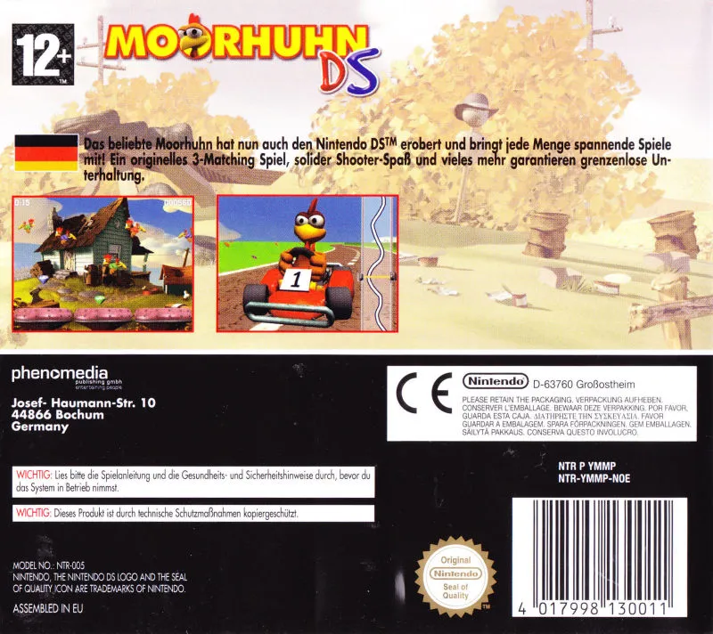 Chicken Hunter box back
