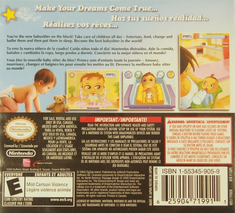 Dreamer Series: Babysitter box back