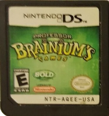 Professor Brainium's Games cart
