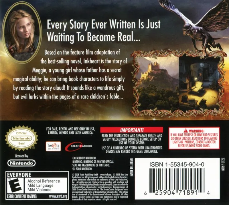 Inkheart box back