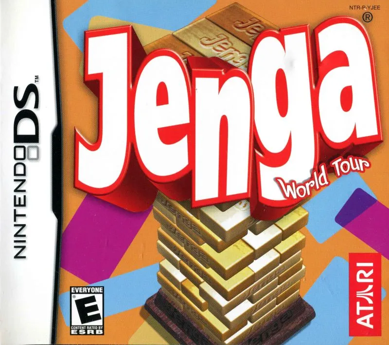 Jenga World Tour cover art for Nintendo DS