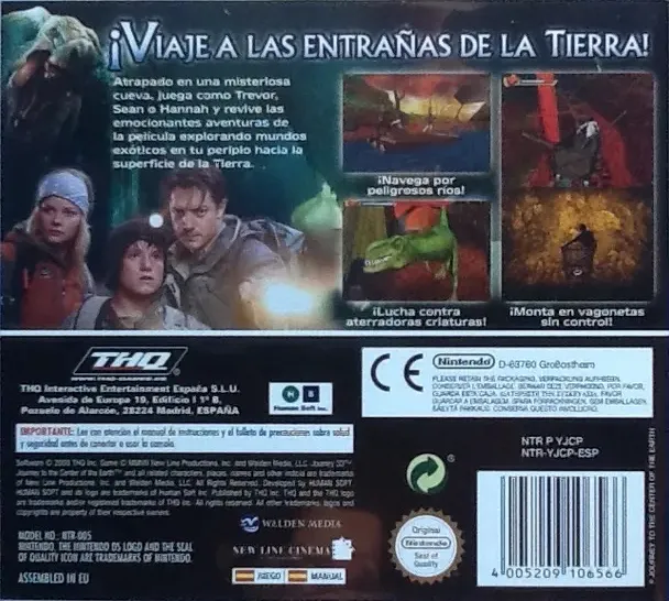 Journey to the Center of the Earth box back