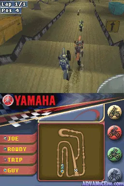 Backdrop artwork for Yamaha Supercross