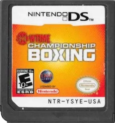 Showtime Championship Boxing cart