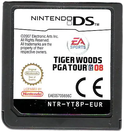 Tiger Woods PGA Tour 08 cart
