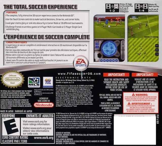 FIFA 06 box back