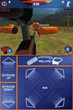 Backdrop artwork for Greg Hastings' Tournament Paintball Max'd