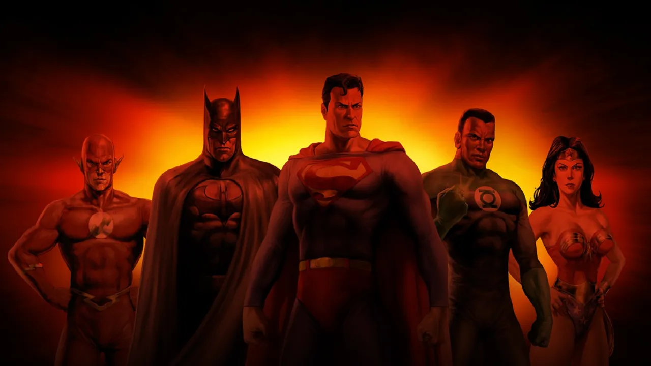 Backdrop artwork for Justice League Heroes