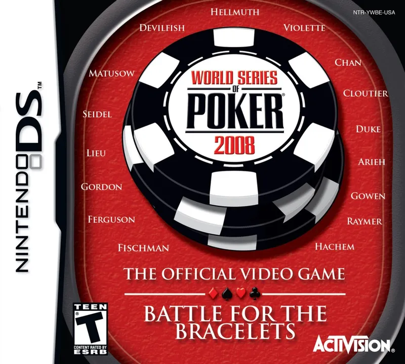 World Series of Poker 2008 Battle for the Bracelets box art