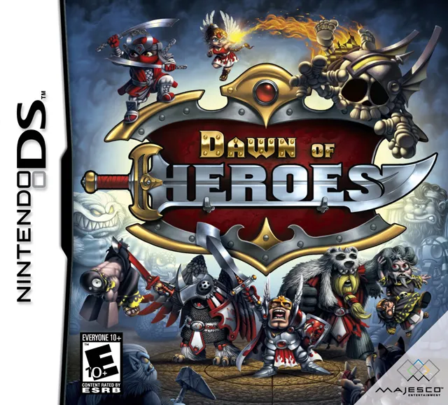 Dawn of Heroes cover art for Nintendo DS