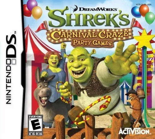 Shrek's Carnival Craze: Party Games box art