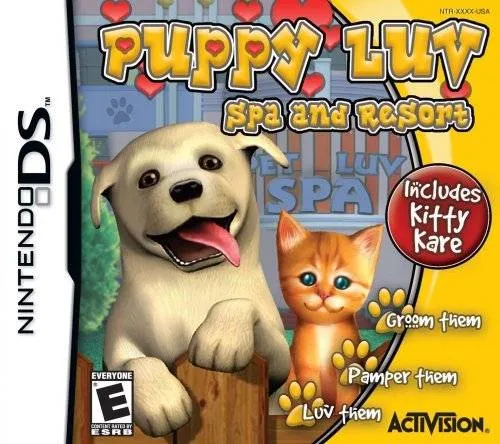 Puppy Luv: Spa and Resort box art